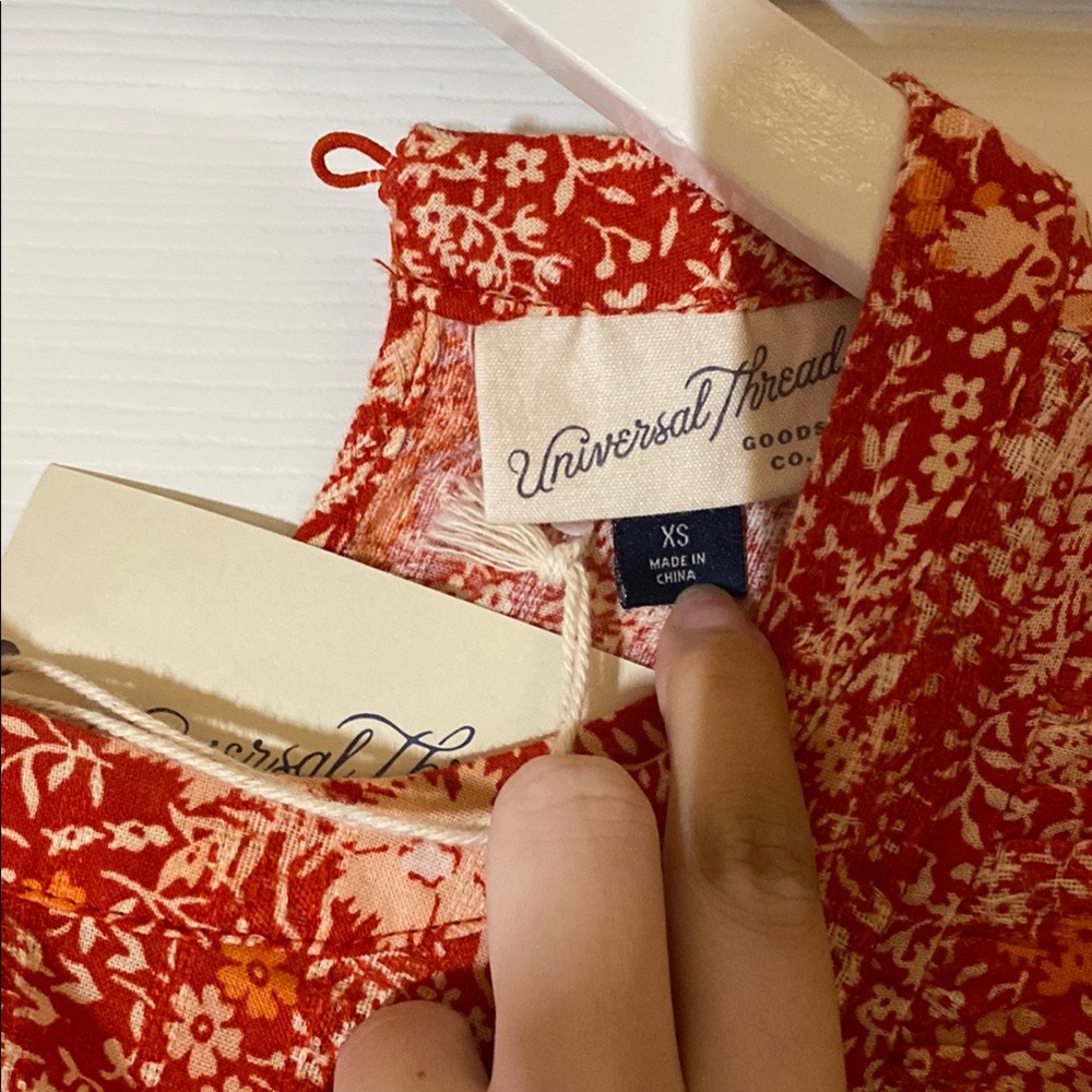 Universal Thread Red Ruffled Tiered Maxi Sundress - Picture 2 of 3